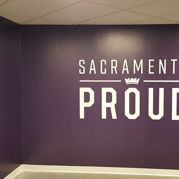 Golden 1 Center — Wall Wrap, indirectly