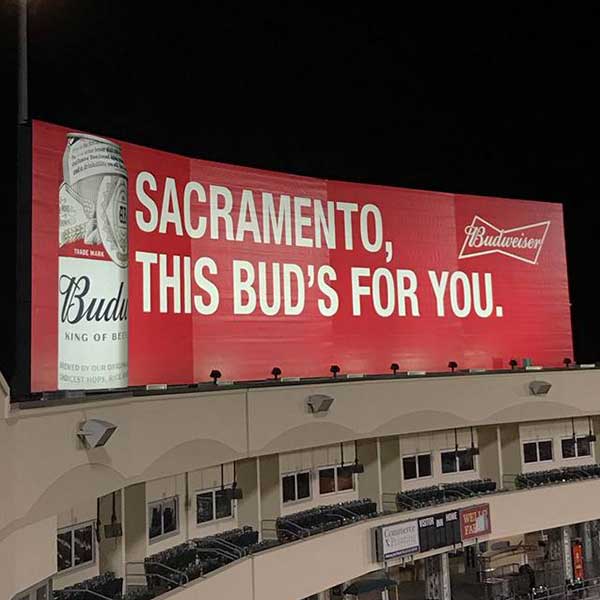 Billboard wrap installation
