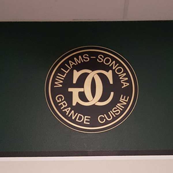 Cast bronze plaque installation