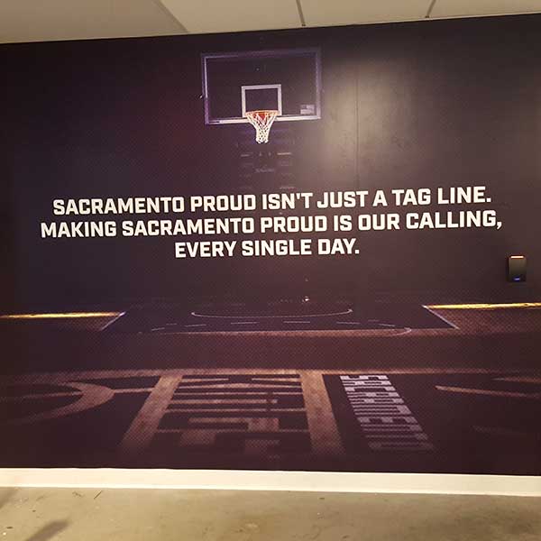 Golden 1 Center — Wall Wrap, indirectly
